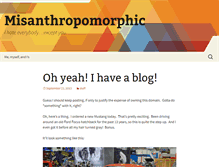 Tablet Screenshot of misanthropomorphic.net